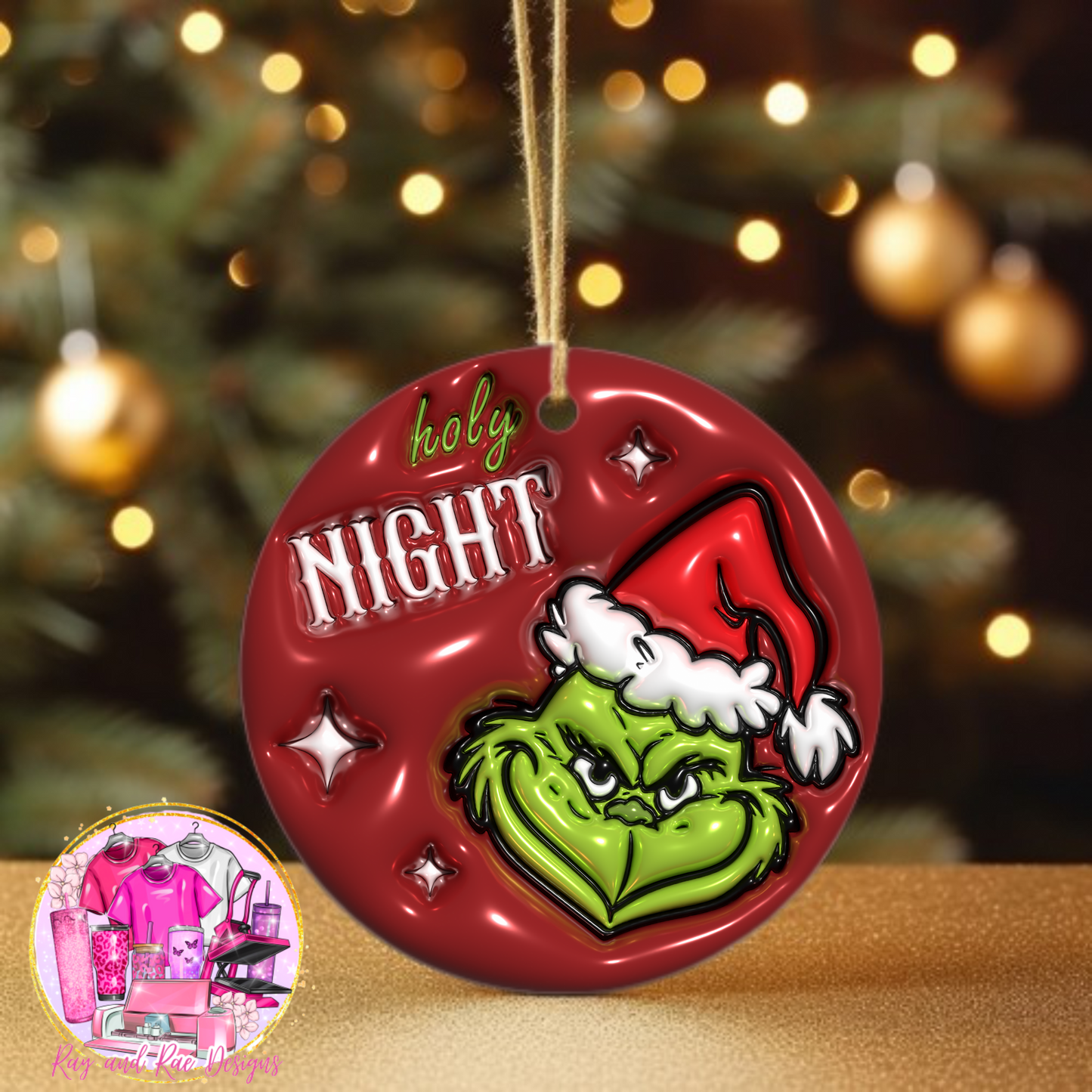 Grinch Holy Night Ornament