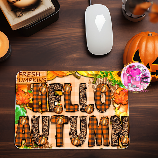 Hello Autumn Mousepad