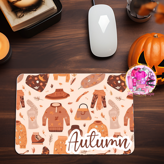 Autumn Sweaters Mousepad