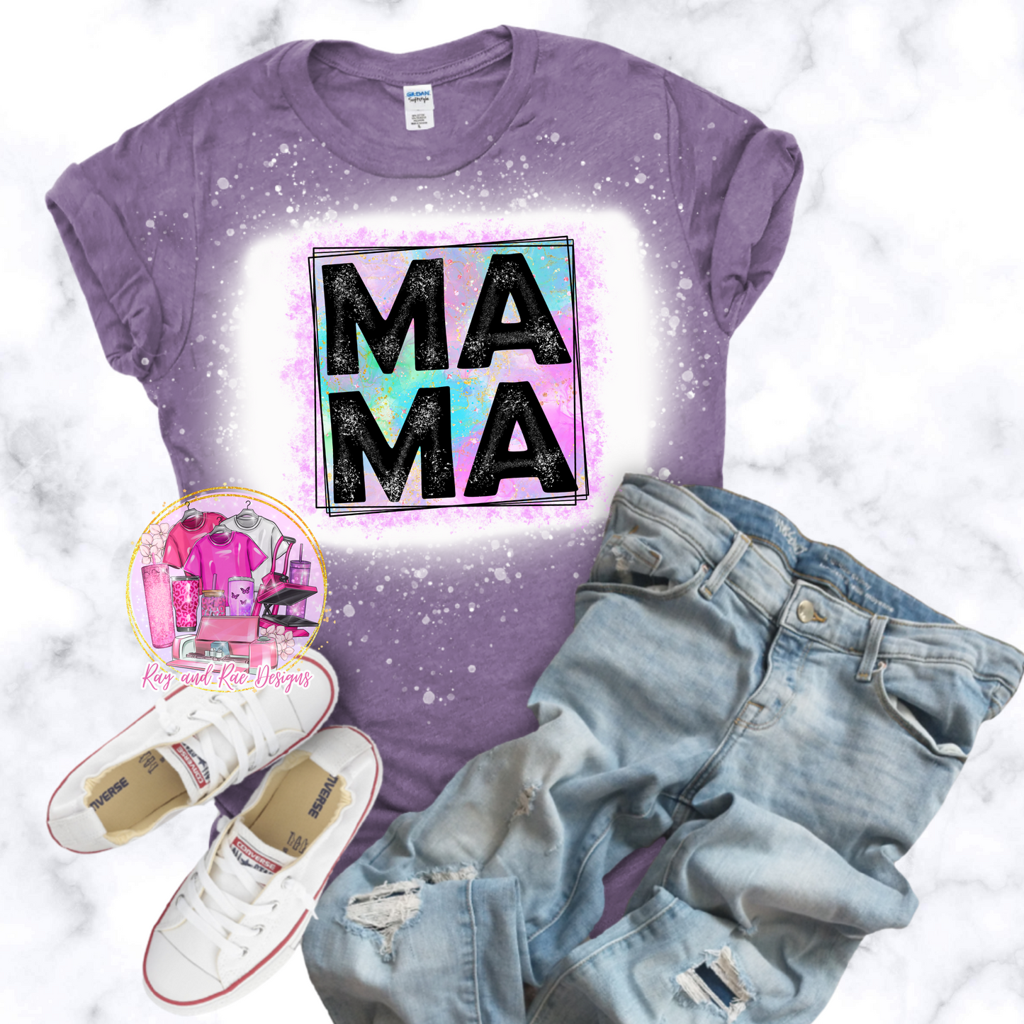 Paint Splatter Mama