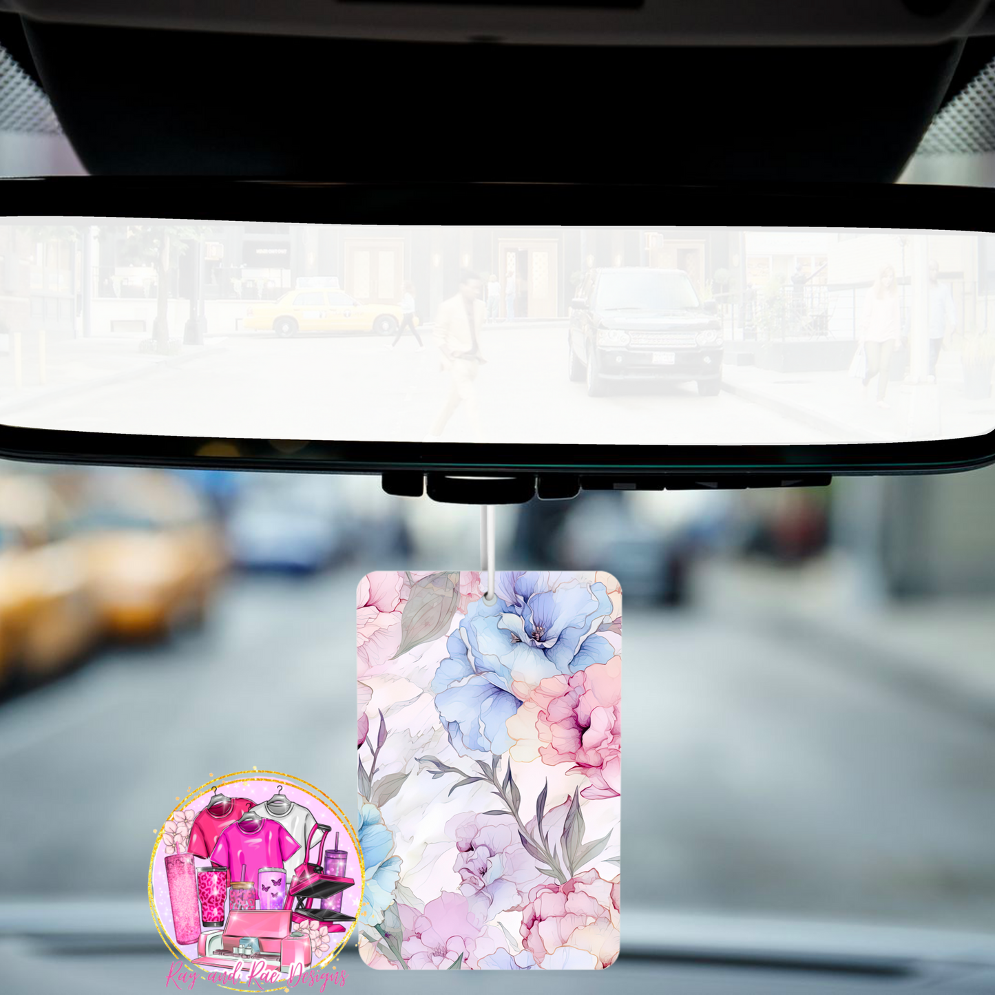 Ink Flowers Air Freshener