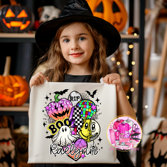 Halloween Canvas Tote