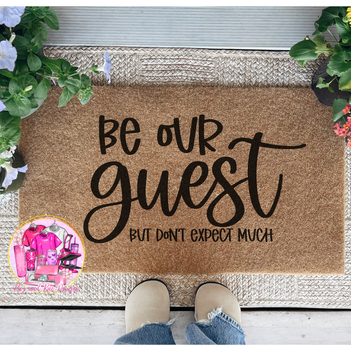 Be Our Guest Door Mat