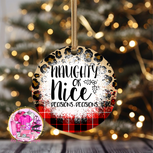 Naughty or Nice Ornament