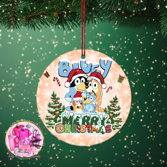 Bluey Family Ornament