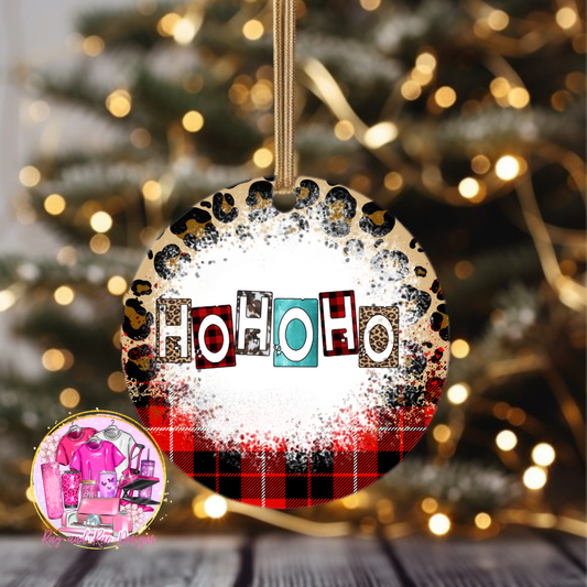 Ho Ho Ho Ornament