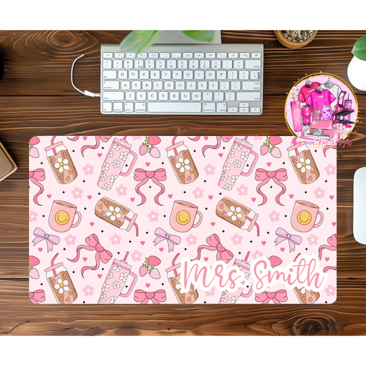 Coffee and Bows Mousepad