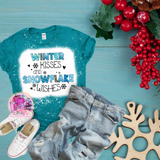 Winter Kisses And Snowflake Wishes