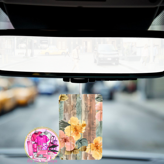 Rustic Floral Air Freshener