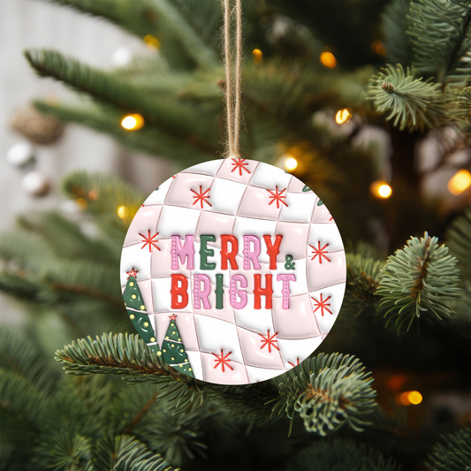 Merry & Bright Ornament