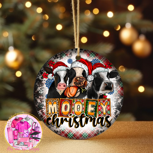 Mooey Christmas Ornament