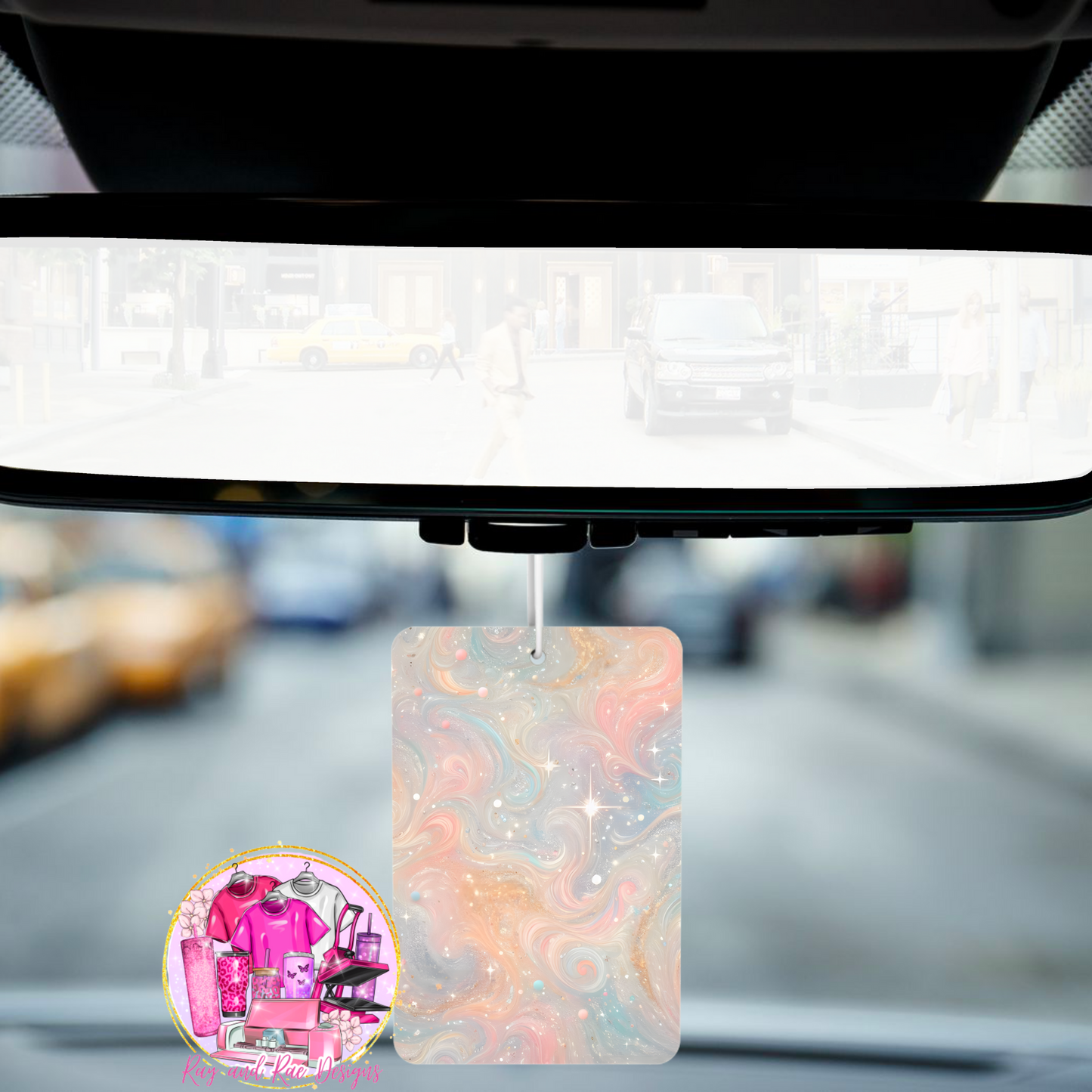 Sparkling Fluid Art Air Freshener